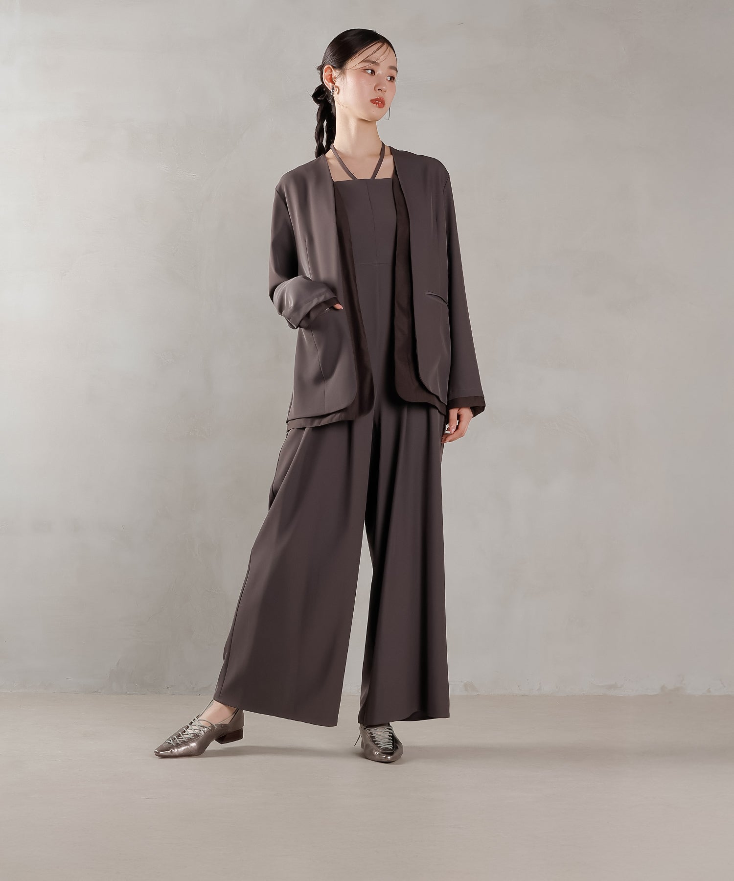 170cm / 着用 M / チャコールグレー