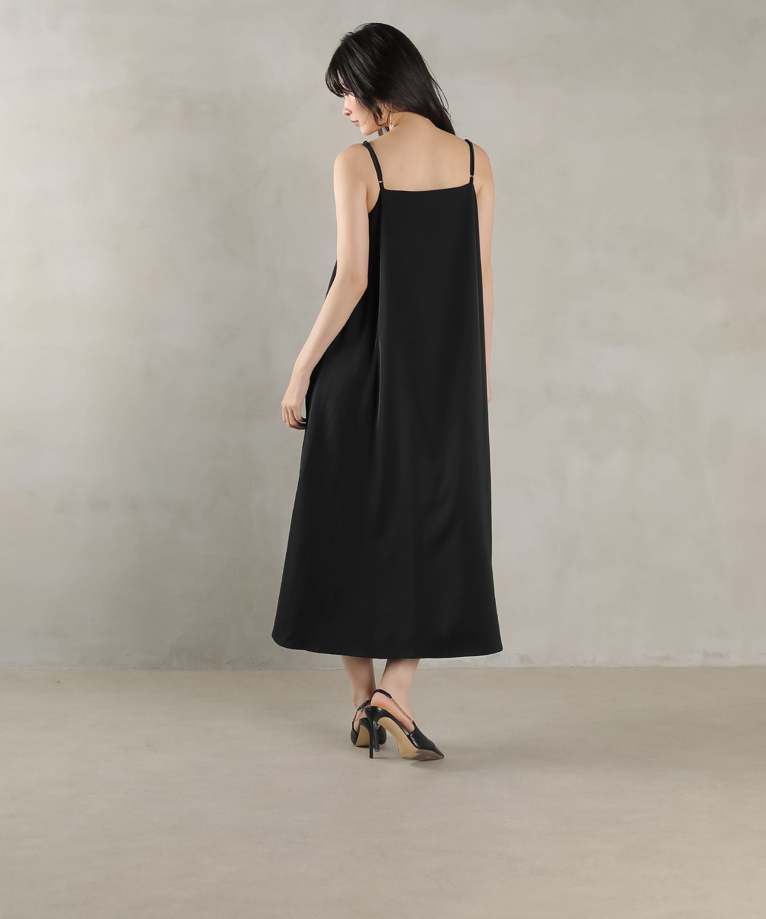 チュール ロング フリル Aライン ワンピース ドレス ２点セット