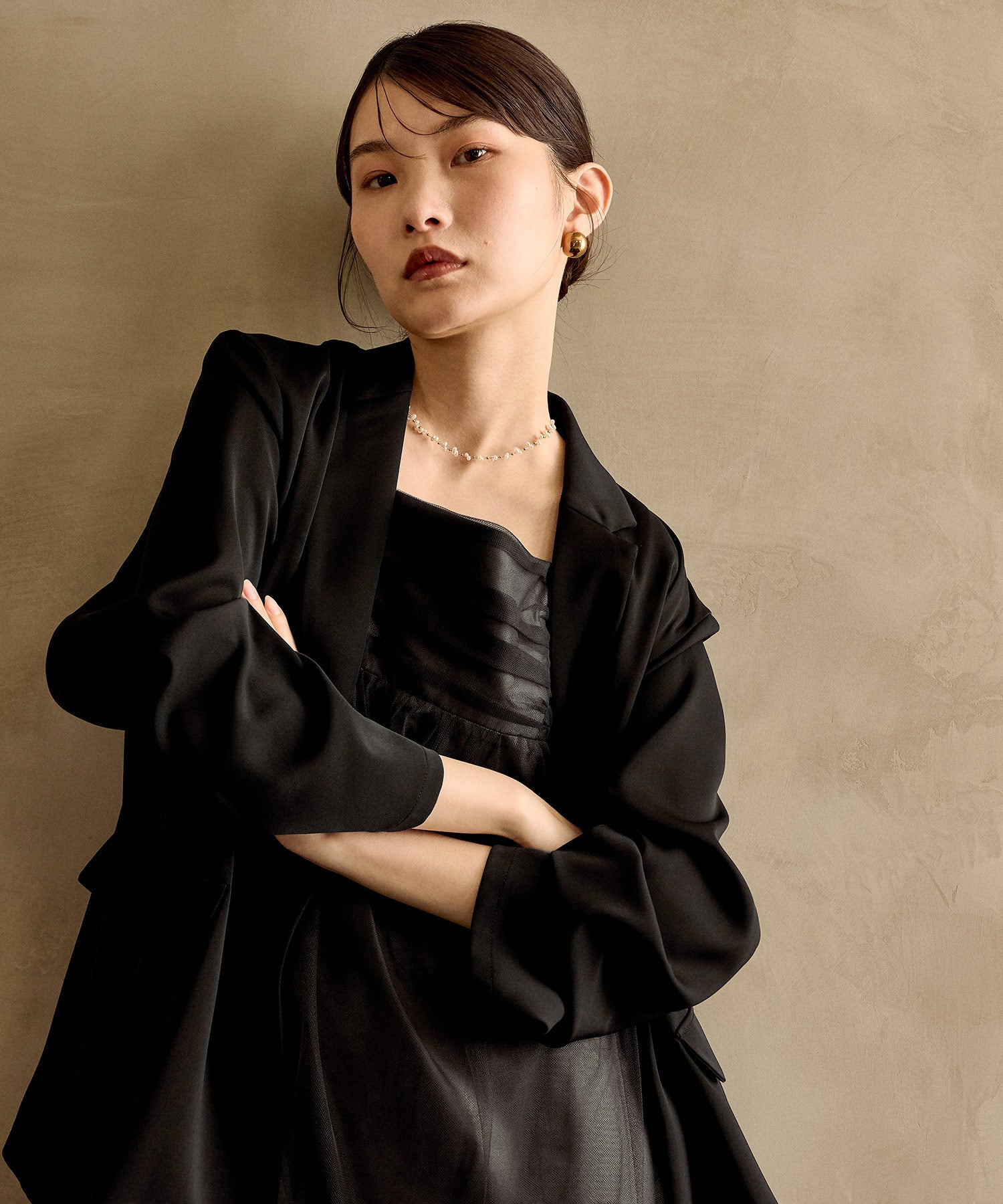 167cm / 着用 M / ブラック