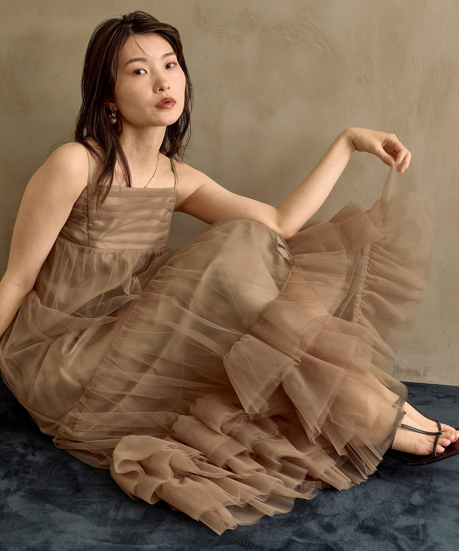 167cm / 着用 M / ベージュ