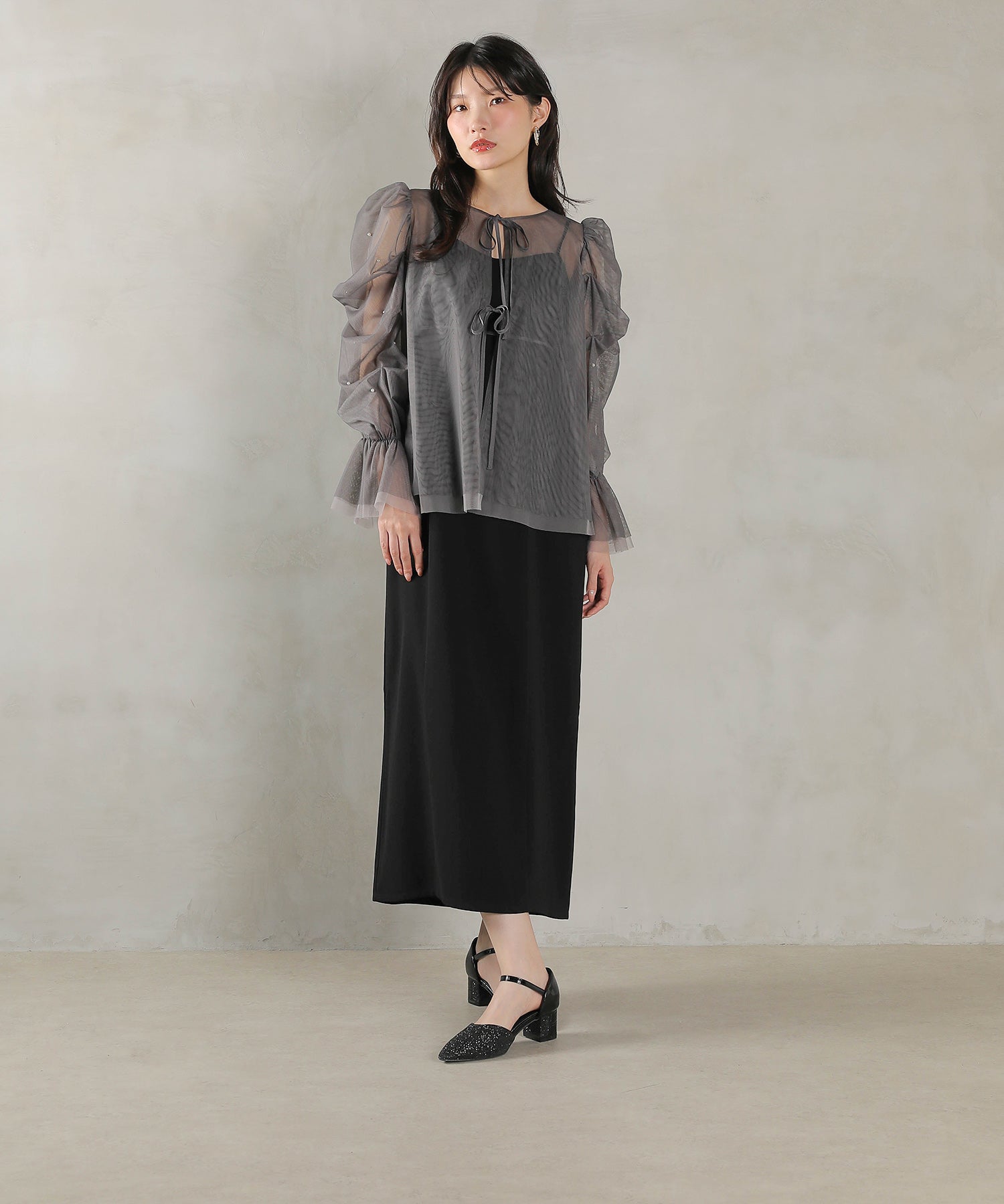 167cm / 着用 M / ブラック