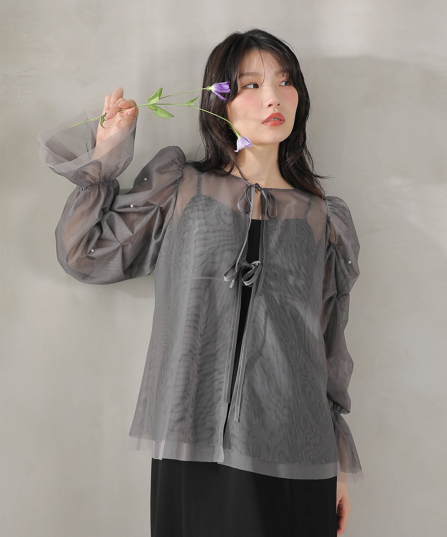 マルチウェイパールチュールボレロ キャミワンピース 2点セット