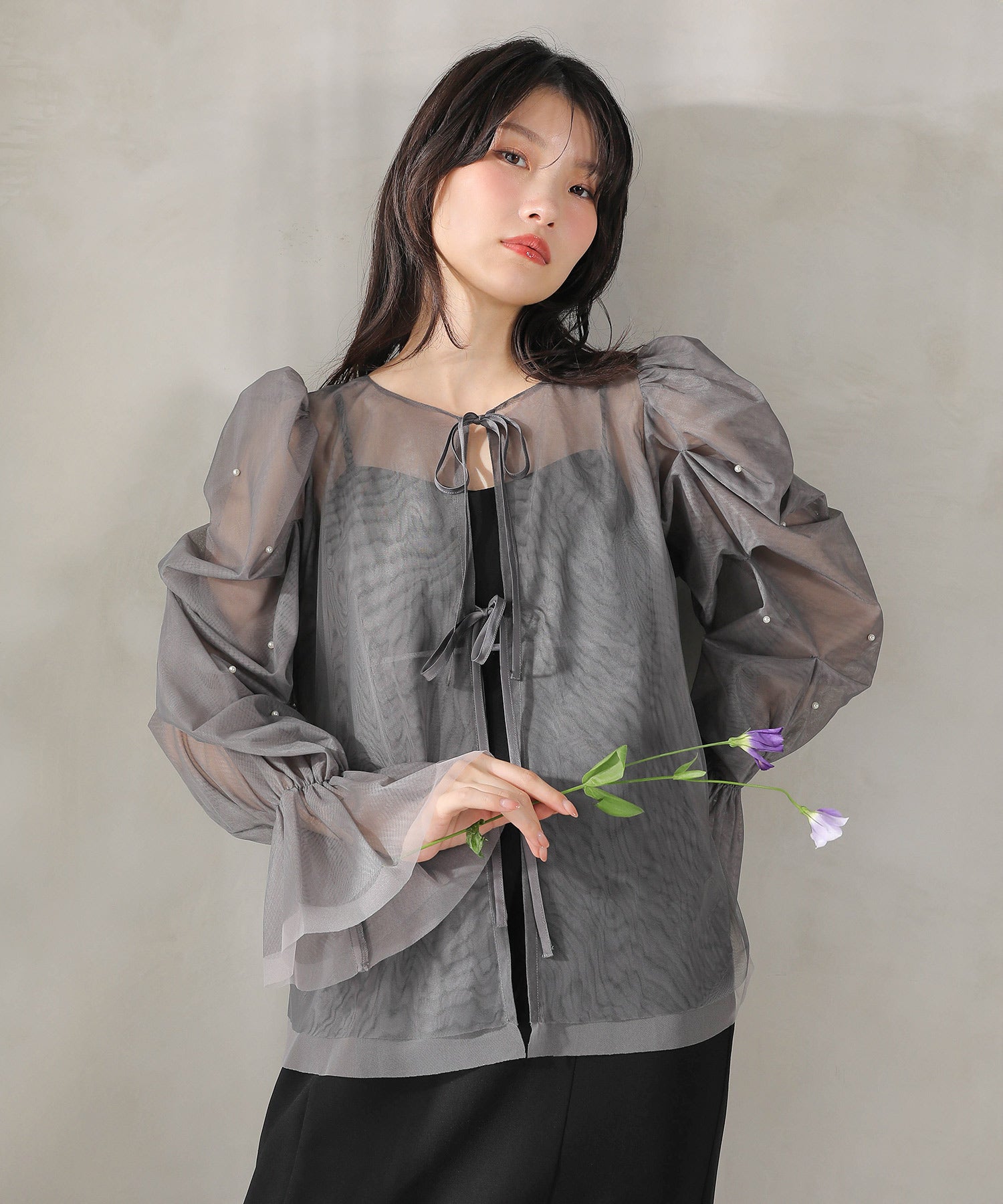 マルチウェイパールチュールボレロ キャミワンピース 2点セット