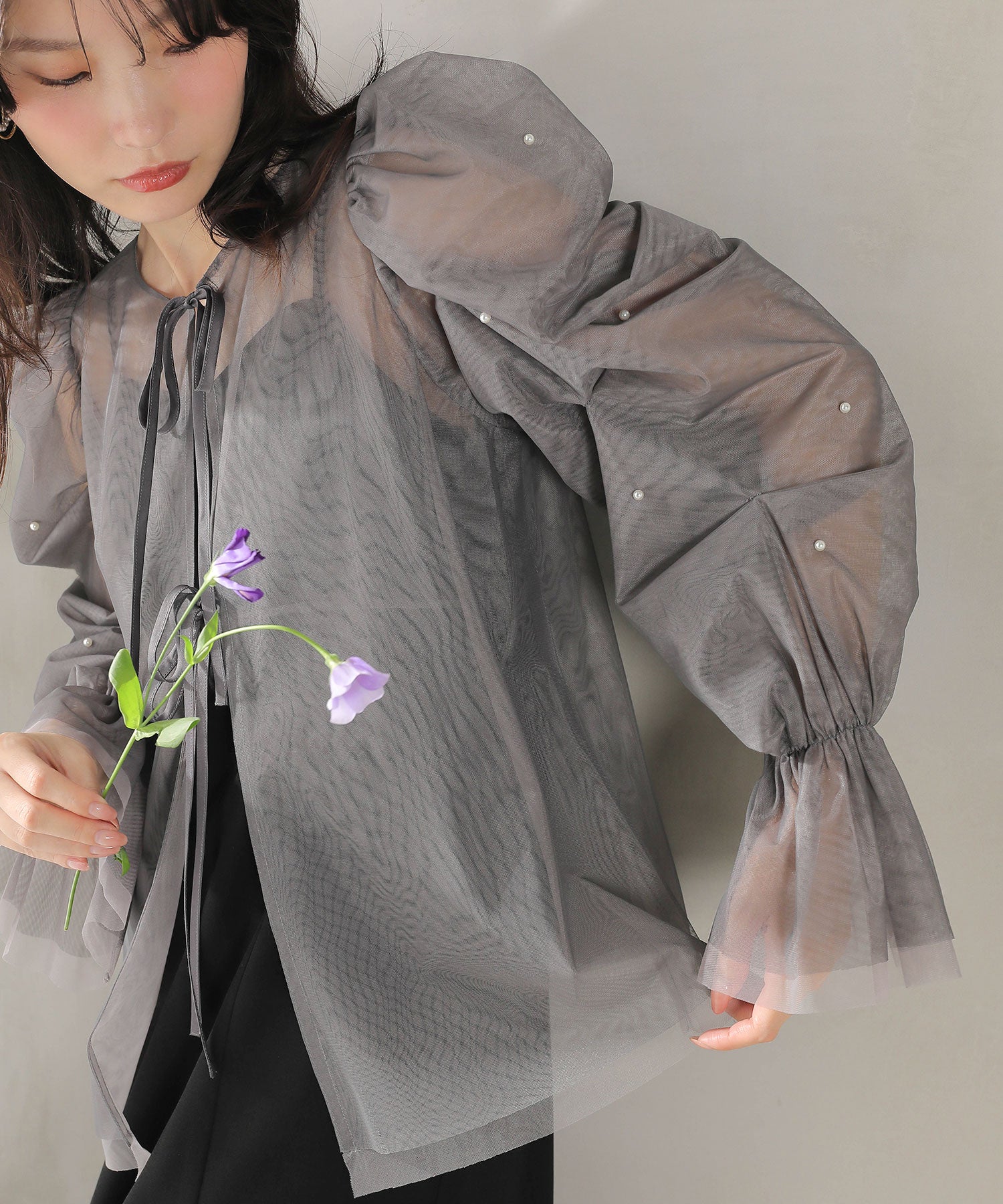 マルチウェイパールチュールボレロ キャミワンピース 2点セット