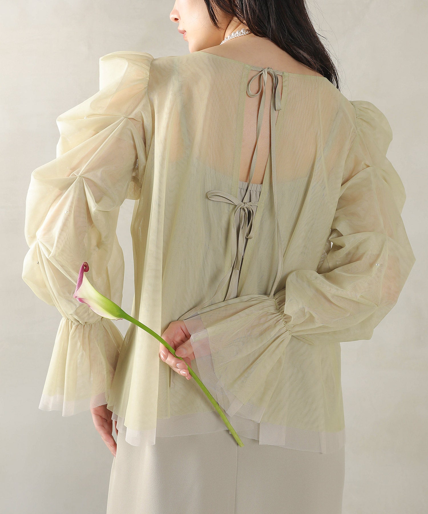 マルチウェイパールチュールボレロ キャミワンピース 2点セット