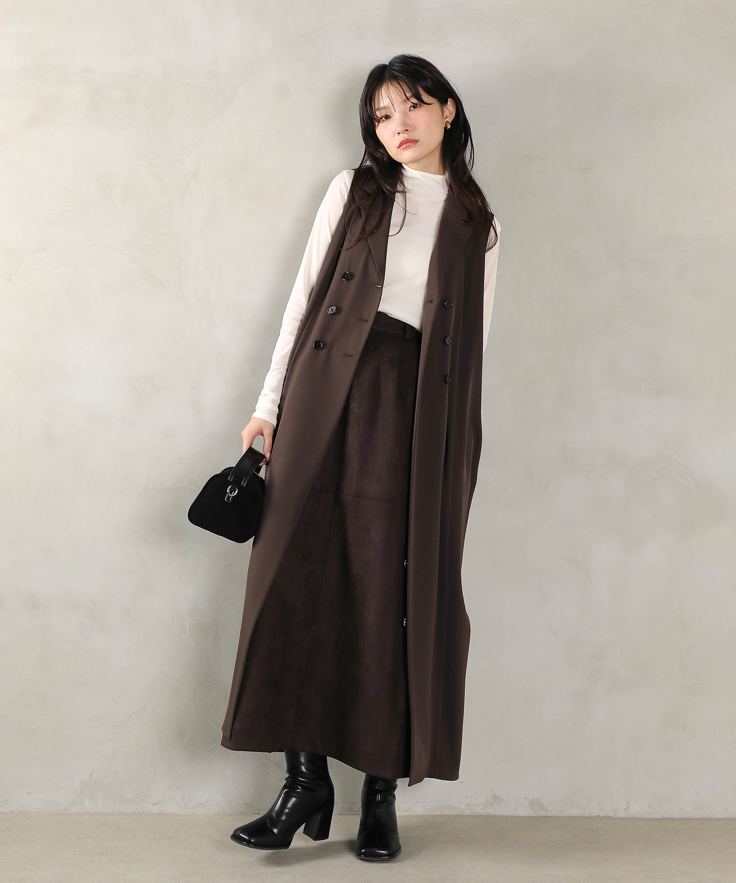 ロングジレ ワンピース チュール トップス スカート 3点セット ドレス