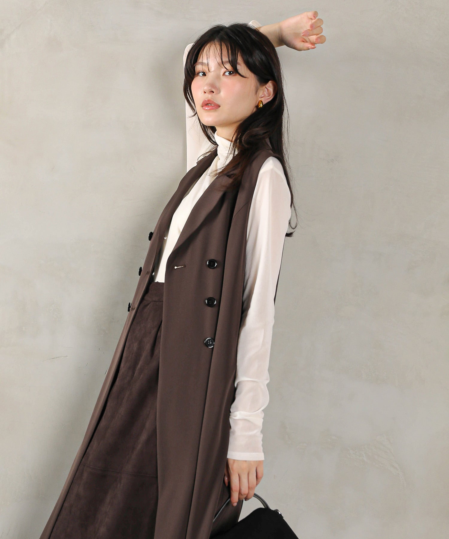 ロングジレ ワンピース チュール トップス スカート 3点セット ドレス