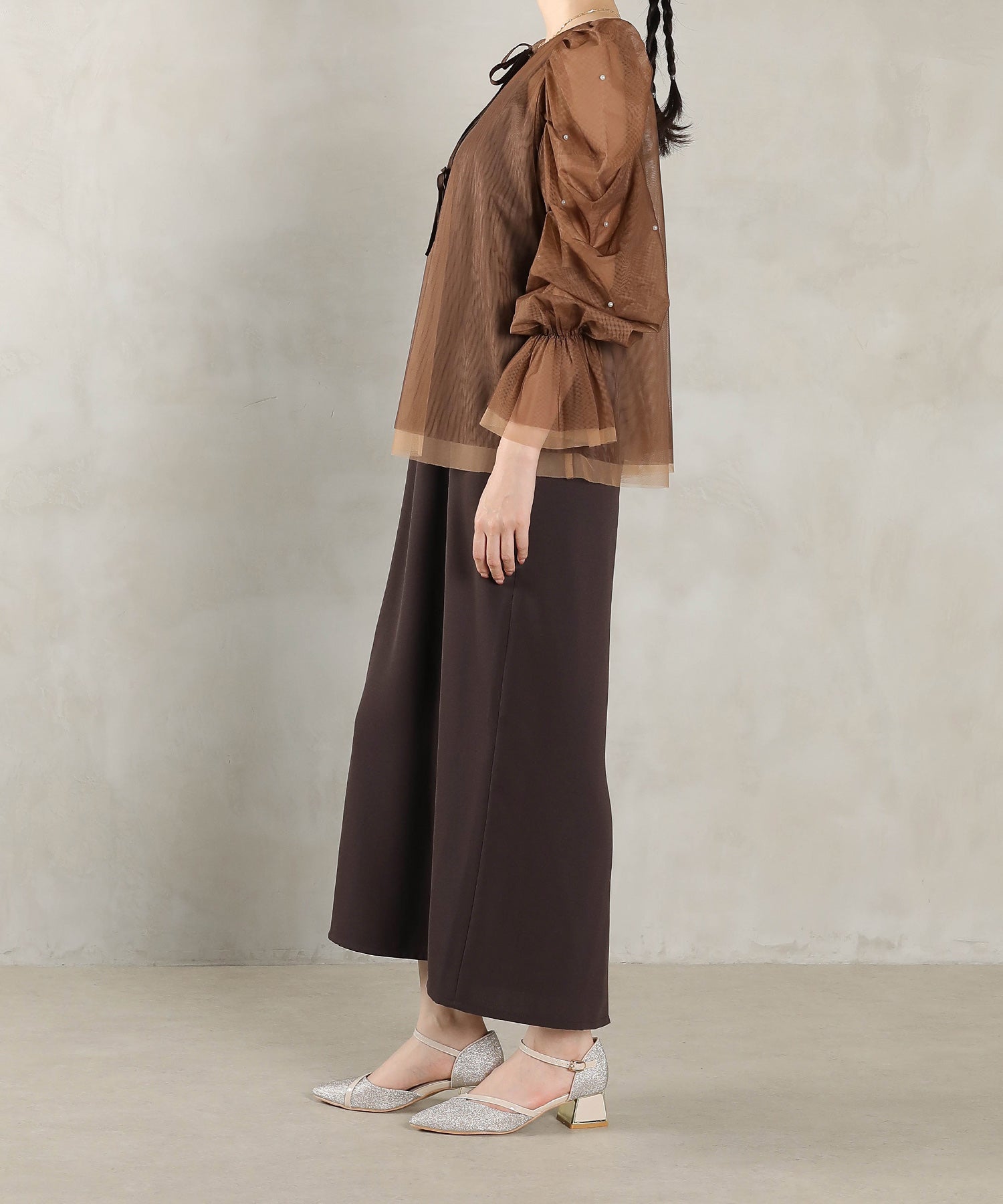 マルチウェイパールチュールボレロ キャミワンピース 2点セット