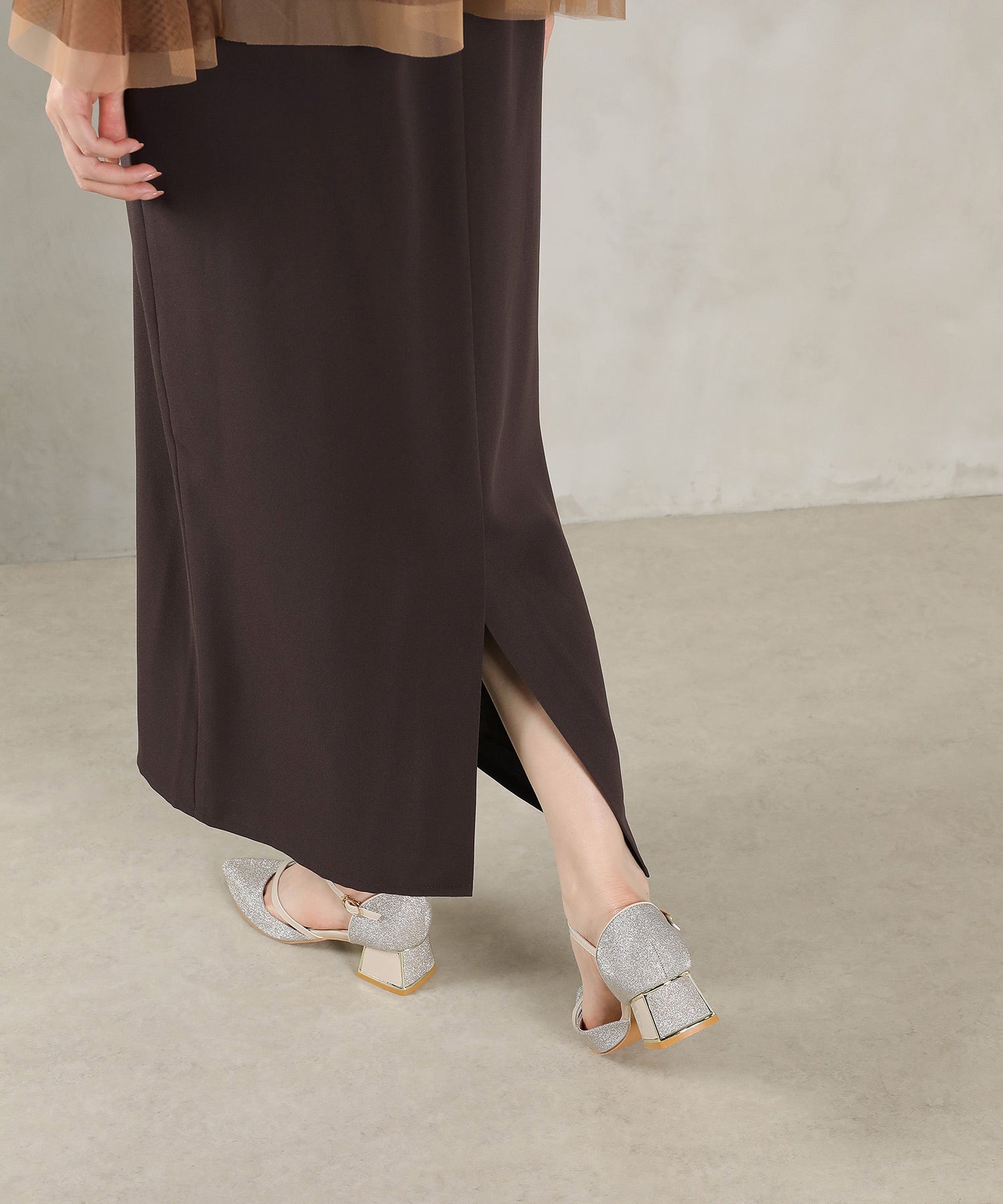 マルチウェイパールチュールボレロ キャミワンピース 2点セット