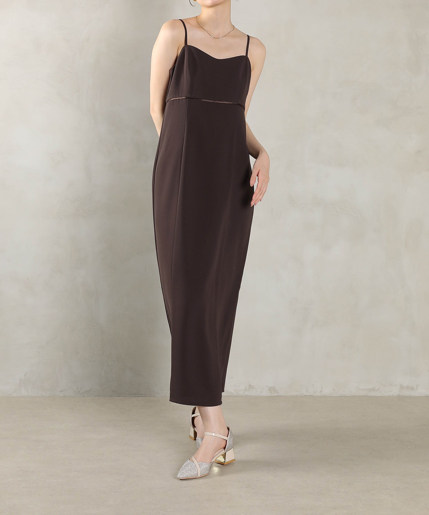 マルチウェイパールチュールボレロ キャミワンピース 2点セット