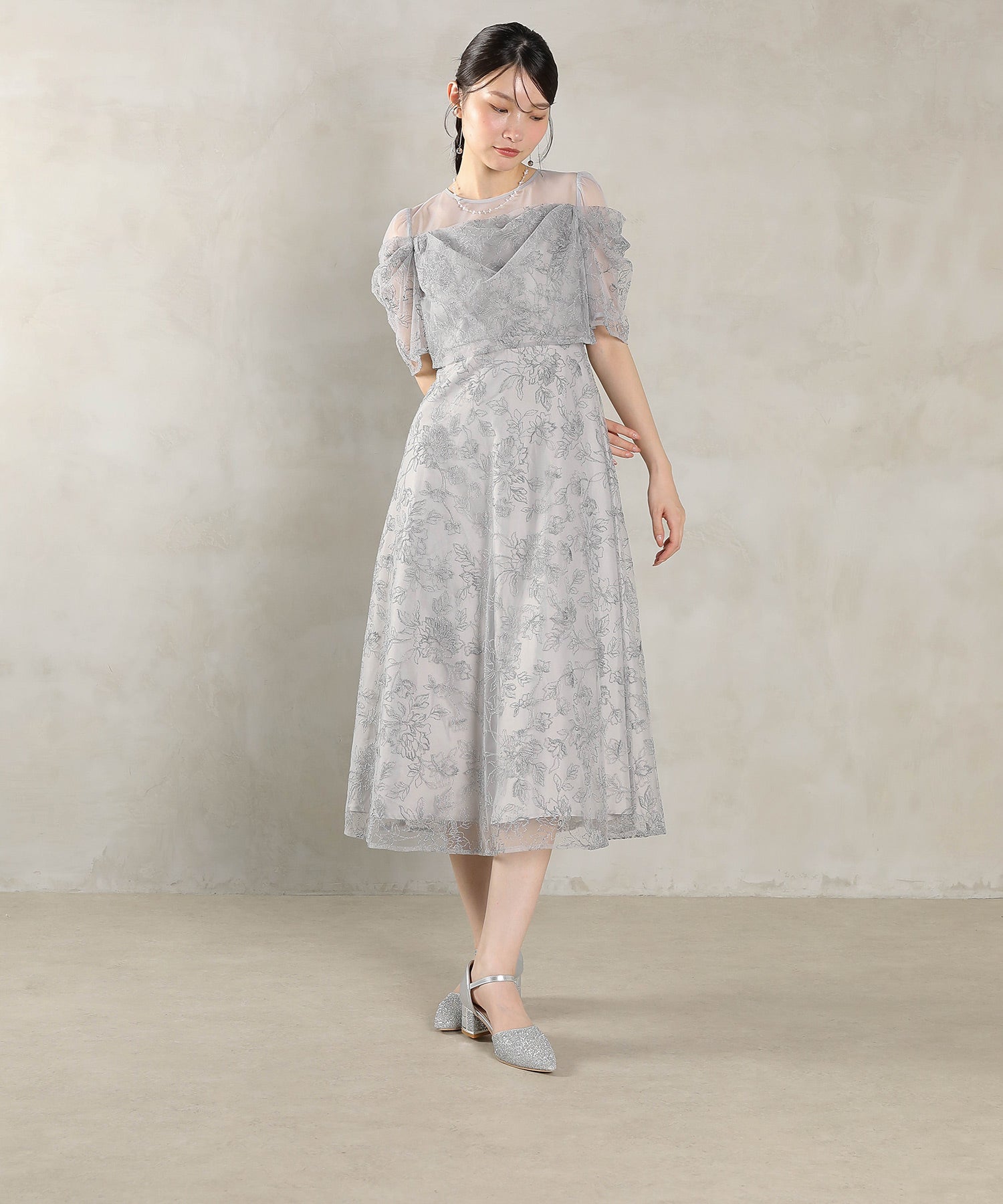 167cm / 着用 M / ブルーグレー