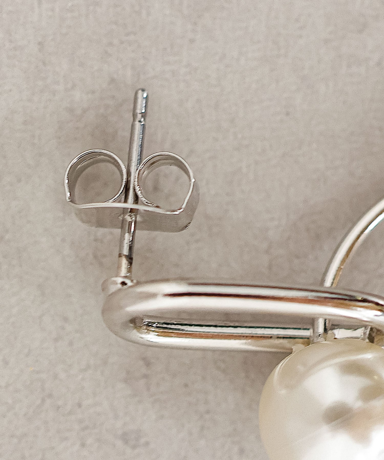 パールドロップ 2連ピアス