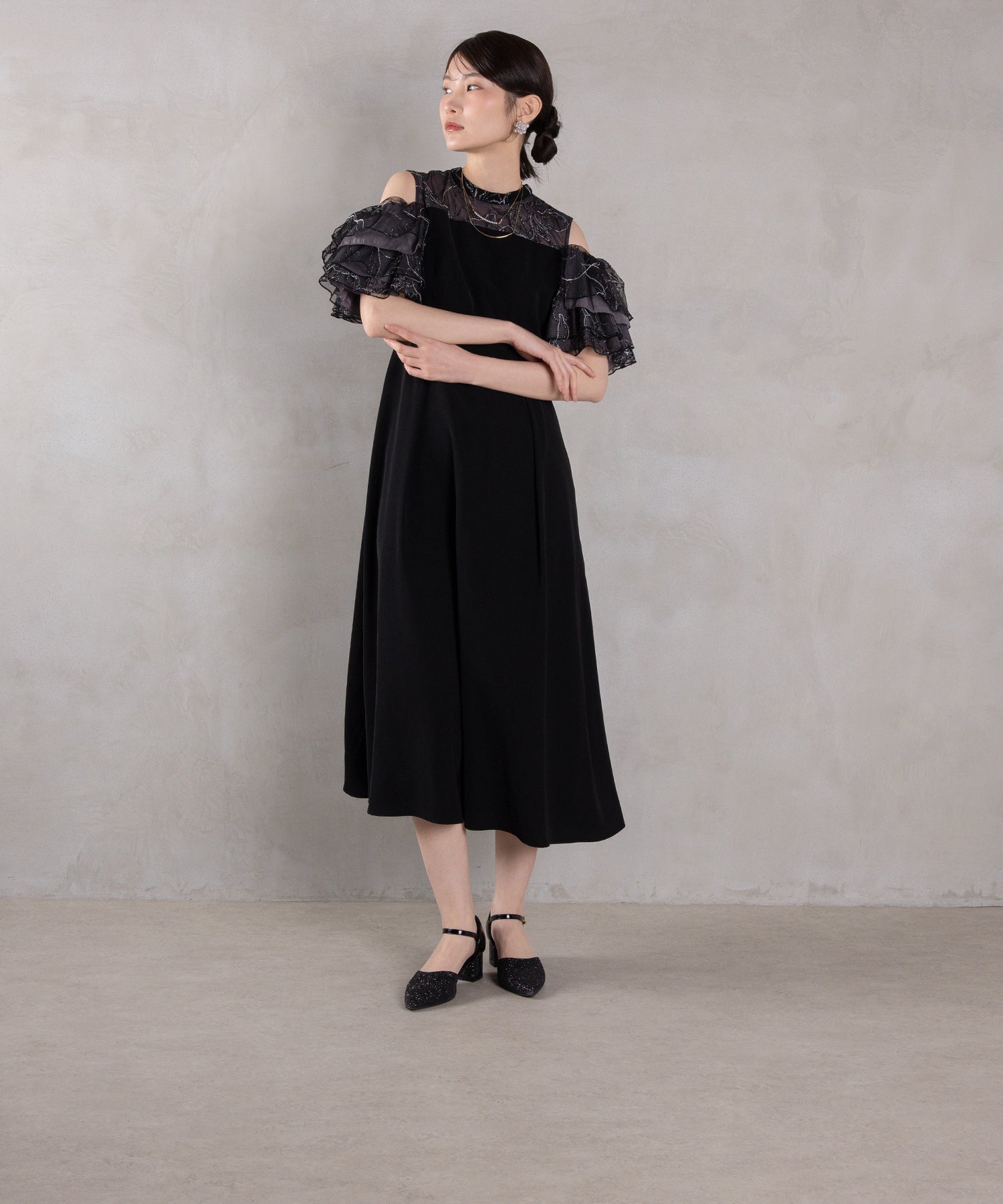 167cm / 着用 M / ブラック