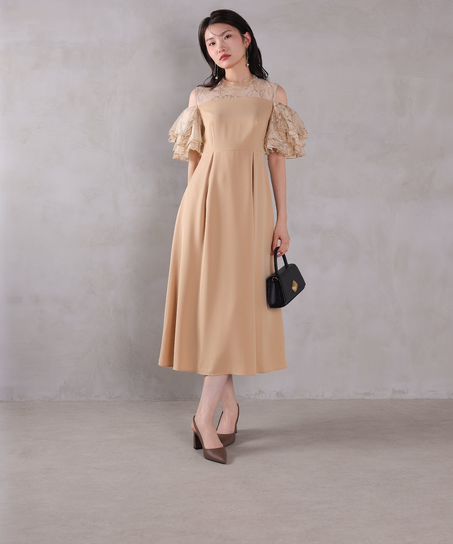 167cm / 着用 M / ベージュ