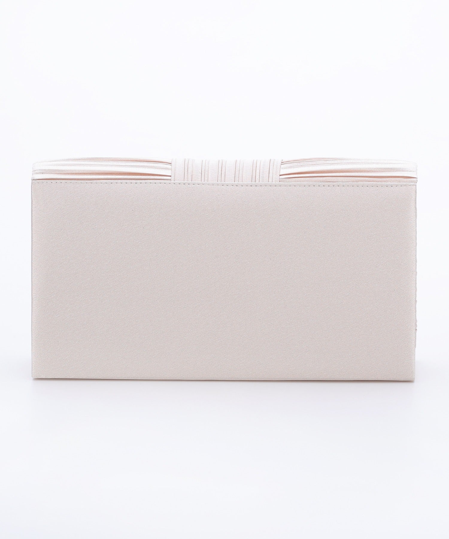 2WAY サテンプリーツ上品 パーティーバッグ