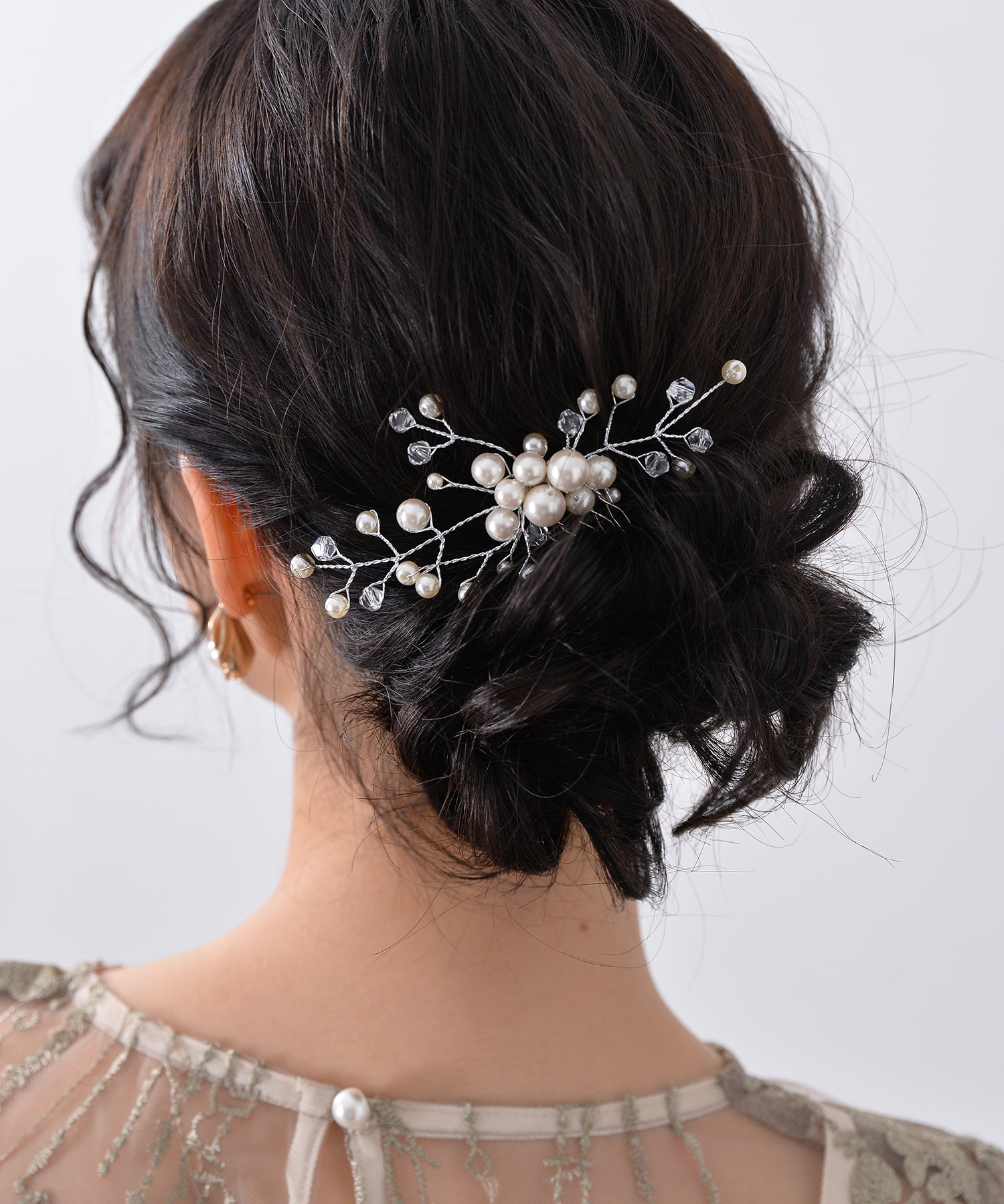 リーフモチーフ パール ヘアコーム