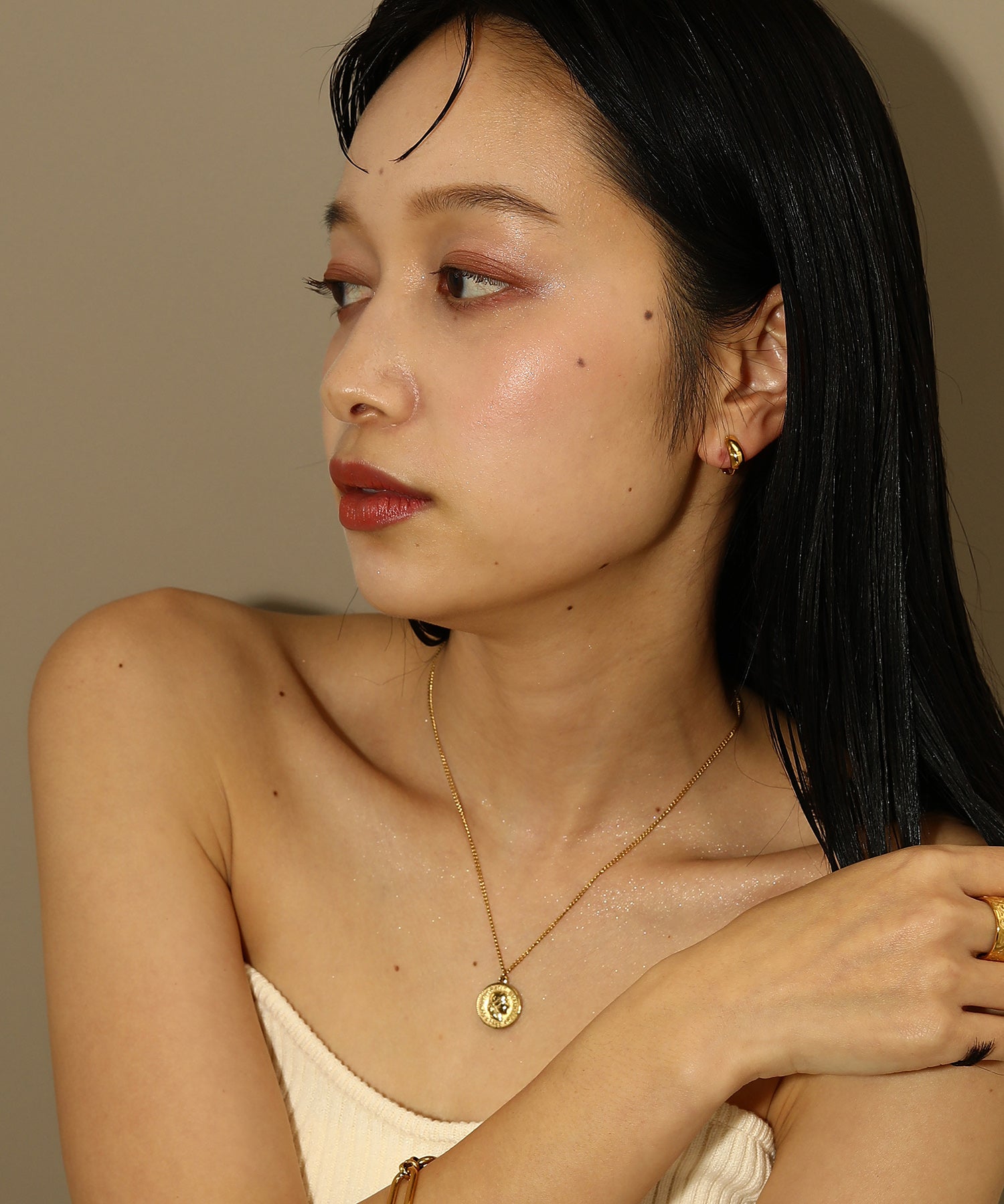 コイン ペンダント サージカル ネックレス